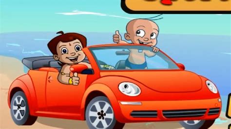 Chota Bheem Racing Sports Car Chhota Bheem Cartoon Games For Kids