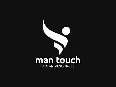 Man Touch Human Resources Logo Design On Behance