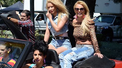 Britney Spears Pretty Girls Ft Iggy Azalea Behind The Scenes Images