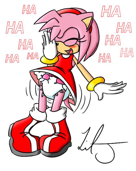 Scourge and Amy Rose. 