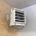 Newair hardwired electric garage heater ceiling mounted with adjustable ...