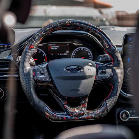 Ford Fiesta Mk8 Mk85 Carbon Fibre Custom Steering Wheel Mk8 2018
