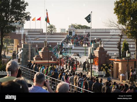 India Pakistan Border Gate Hi Res Stock Photography And Images Alamy
