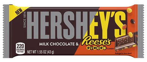 Free Friday Hersheys Milk Chocolate With Reeses Pieces Candy Bar At