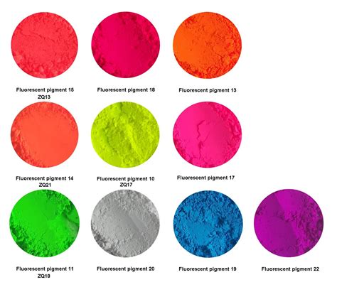 Neon Color Pigment Powder Daylight Fluorescent Coating Pigments China