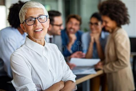 Group Of Multiethnic Business People Working At Busy Modern Office