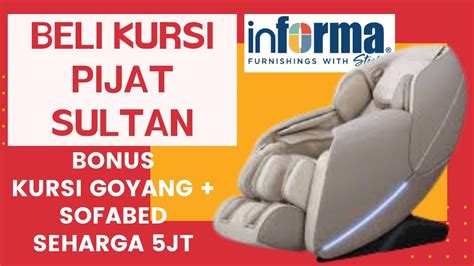 Unboxing Kursi Pijat Sultan Kenzo Massage Chair Produk Informa Bonus