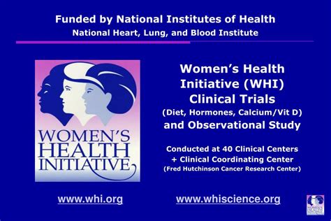 Ppt Womens Health Initiative Whi Extension Brainstorming Important Analyses