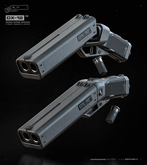 Dx 12 Punisher Glock Styled Double Barrel Shotgun Pistol Guns In The