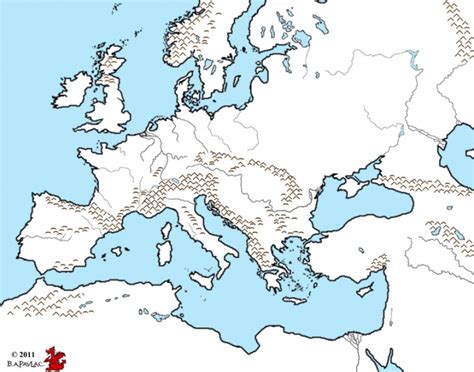 Try our free europe map quiz. Western Europe Physical Features