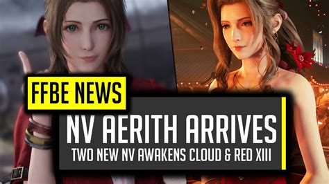 Remake Aerith Arrives With Cloud And Red Xiii Awakenings Ffbe