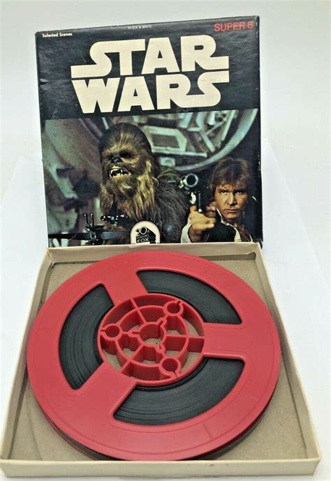 Vintage Film Reel Star Wars Black And White Super 8 Selected Scenes Ken