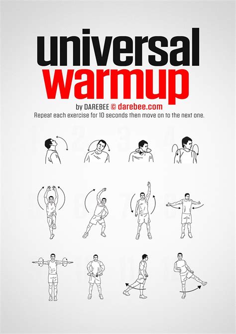 Universal Warmup Workout Warm Up Warmup Warm Ups Before Workout