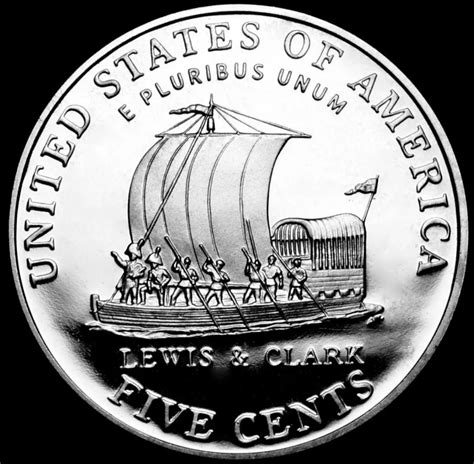 2004 S Proof Jefferson Nickel Unc Us Mint Louisiana Purchase Keelboat