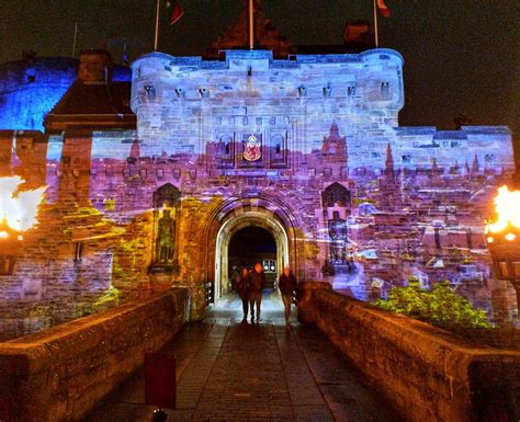 Castle Of Light Spectacular At Edinburgh Castle