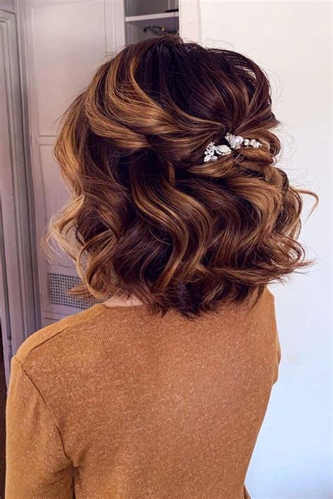 The Wedding Hairstyles For Medium Length Curly Hair For Short Hair