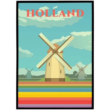 holland vintage netherlands poster — hypesheriff europe