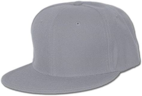 Flat Bill Adjustable Baseball Hat Cap Available Grey At Amazon Mens