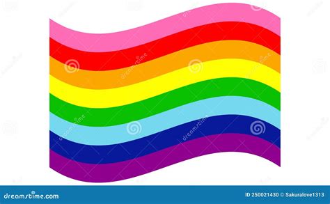 gilbert baker pride flag standard proportions for gay flag stock illustration illustration of