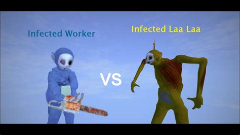 Slendytubbies 3 Boss Vs Boss Fight L Infected Worker Vs Infected Laa