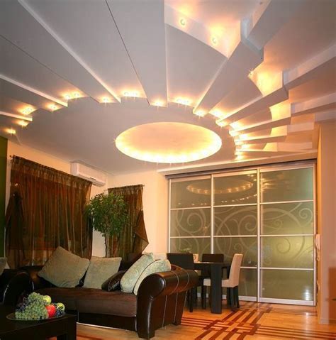 Can be laminated to polystyrene or aluminum foiled or vinyl coated used for false ceilings in central air conditioned buildings, such as villas, hospital, schools. 10 Unique false ceiling designs made of gypsum board