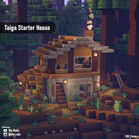 Dios Things Minecraft Survival Starter House Biome Taiga