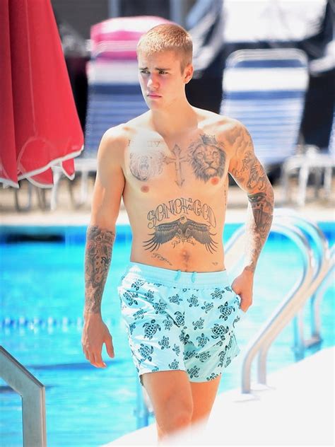 Justin Bieber Swim Trunks