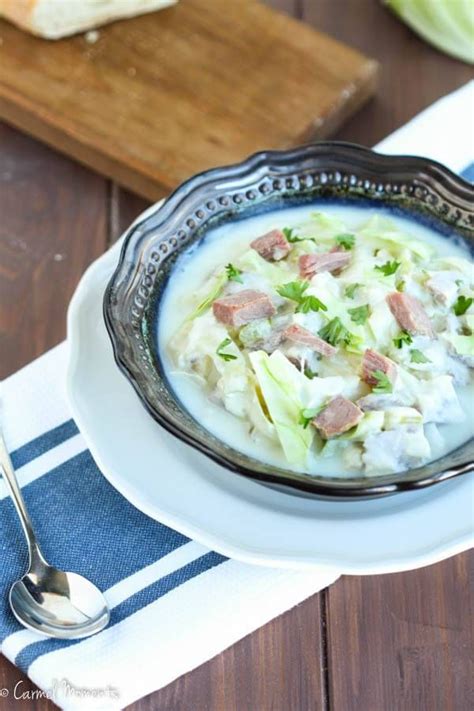 Creamy Corned Beef And Cabbage Soup Delicious Smooth Corned Beef My