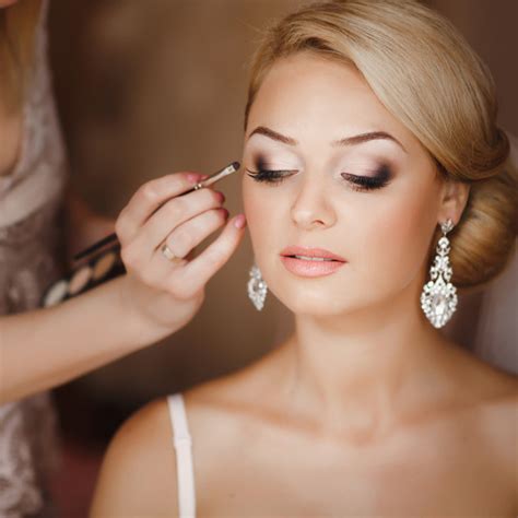bridal hair styling and makeup for weddings blush salon and boutique