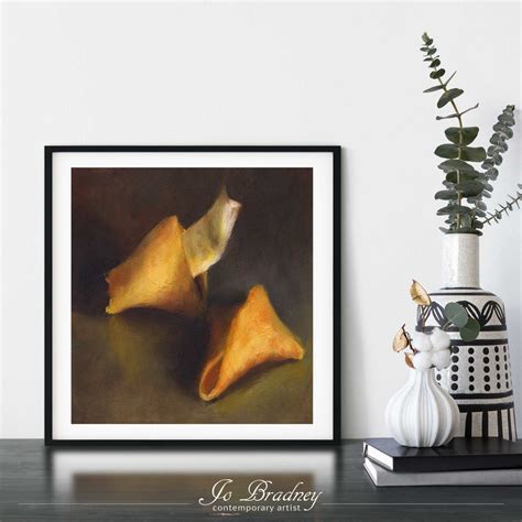 A Ray Of Hope Fortune Cookie Art Print Square Food Still Life