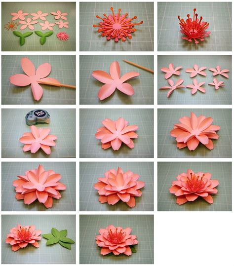 Bits Of Paper Daffodil And Cherry Blossom 3d Paper Flowers