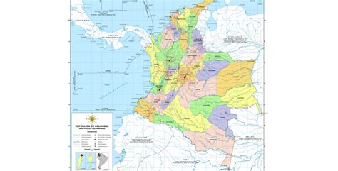 Division Política Y Administrativa De Colombia Imagui