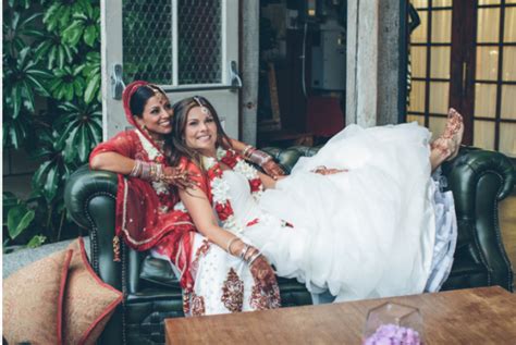 Vibrant Pictures By Steph Grant Capture The First Indian Lesbian Wedding In America