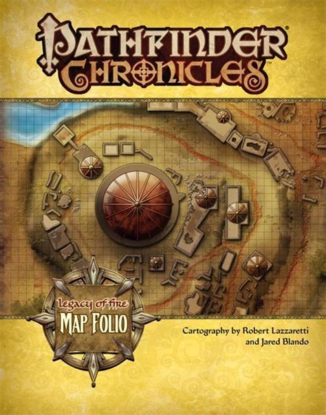 Pathfinder Chronicles Legacy Of Fire Map Folio Book Cover And