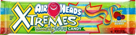 Airheads Xtremes Sour Candy Rainbow Berry 3 Ounce Pack Of 12 Airheads
