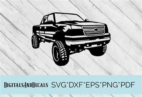 Chevy Truck Svg Cutting File 58330 Svgs Design Bundles