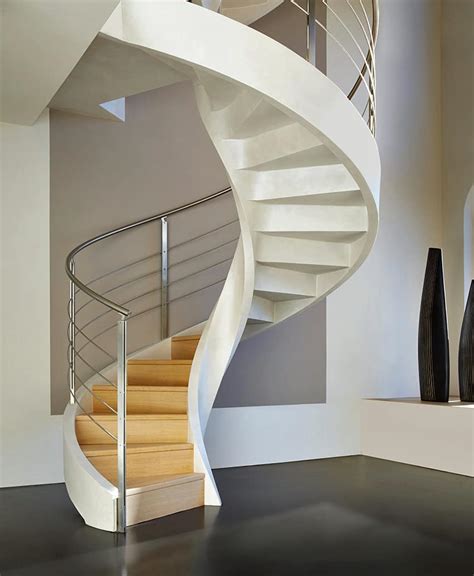 Spiral Staircase In Lightweight Concrete By Rizzi