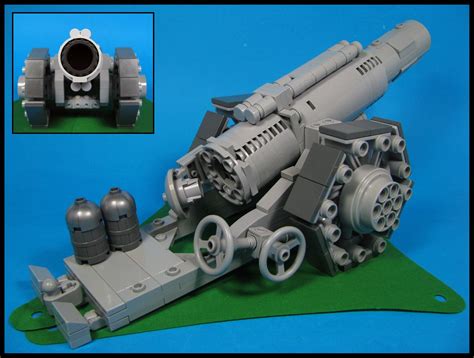 Ww1 Heavy Howitzer By Karf Oohlu Lego Soldiers Lego Ww2 Lego Army