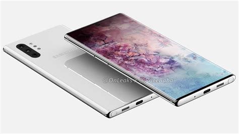 Samsung Galaxy Note 10 Pro Leak Based Renders Show Lack Of Bixby Button