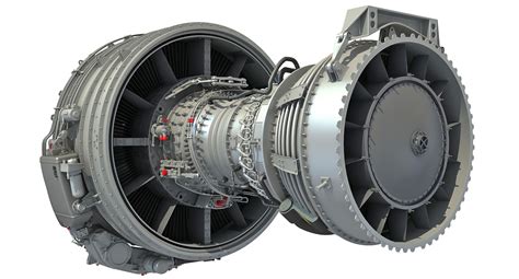 Cfm International Cfm56 Turbofan Aircraft Jet Engine 3d Model 199
