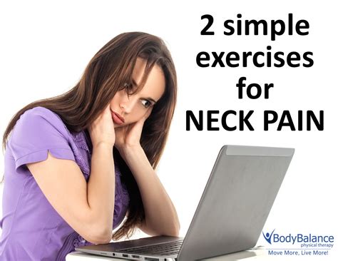 Vertebral, visceral and two vascular compartments. 2 Simple Exercises For Neck Pain - Body Balance Physical ...