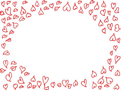Heart Doodle Frame Vector Eps Svg Png Transparent