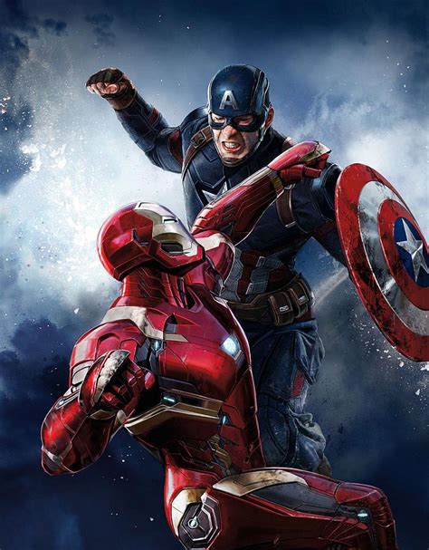 Captain America Civil War 2016 Digital Art By Geek N Rock