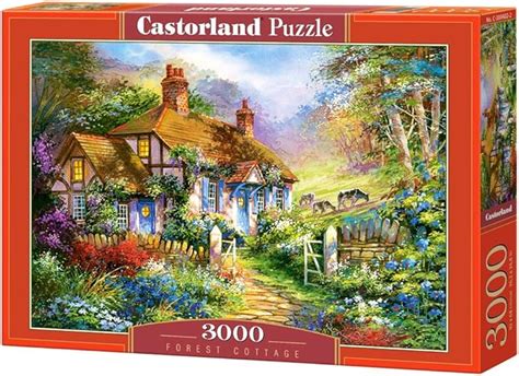 Castorland C 300402 Hobby Panoramic Forest Cottage Jigsaw Puzzle 3000