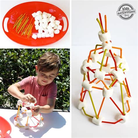 How To Build A Jumbo Marshmallow Tower Marshmallow Activities