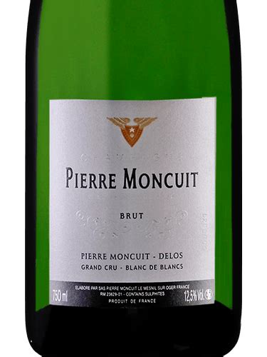 Nv Pierre Moncuit Delos Blanc De Blancs Brut Champagne Grand Cru Le