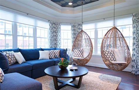 20 Fascinating Swing Chairs In The Living Room Home Design Lover