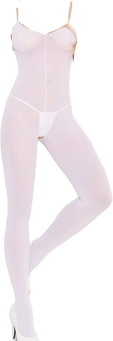 elegant moments 1601 opaque plus size open crotch body stockings white uk health