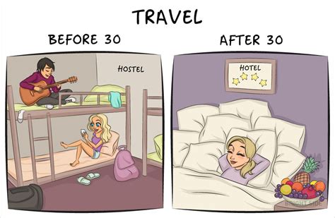 Hilarious Illustrations Perfectly Sum Up Life In Your 20s Vs 30s