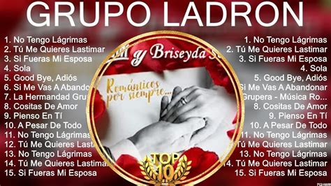 Grupo Ladrón Álbum Completo 2023 ~ The Best Songs Of Grupo Ladrón Youtube